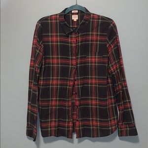 Holiday Plaid Button Up
